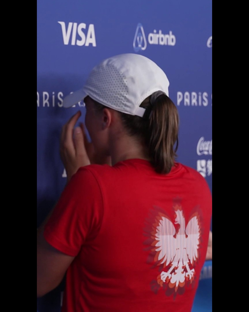 Heartbreak for Iga Swiatek as her 25 game winning streak at Roland Garros comes to an end and her quest for Olympic gold is over 💔 #Olympics #PARIS2024