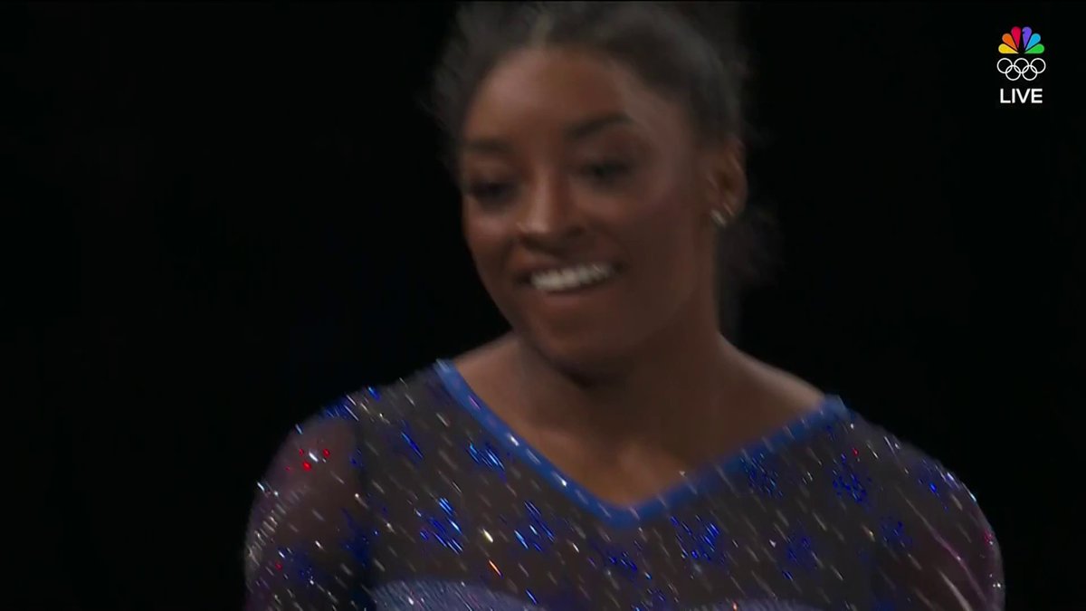 Cleared for takeoff. 🫡 Simone Biles gets her day started on vault. #ParisOlympics 📺 NBC and Peacock