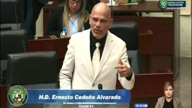 El diputado Ernesto Cedeño (ERNESTO CEDEÑO A.) dijo en el Pleno de la Asamblea Nacional que el anteproyecto de ley que busca sancionar con cárcel a las personas que se manifiestan en las calles, incluyendo la vía Panamericana, “es abiertamente inconstitucional”. #TReporta