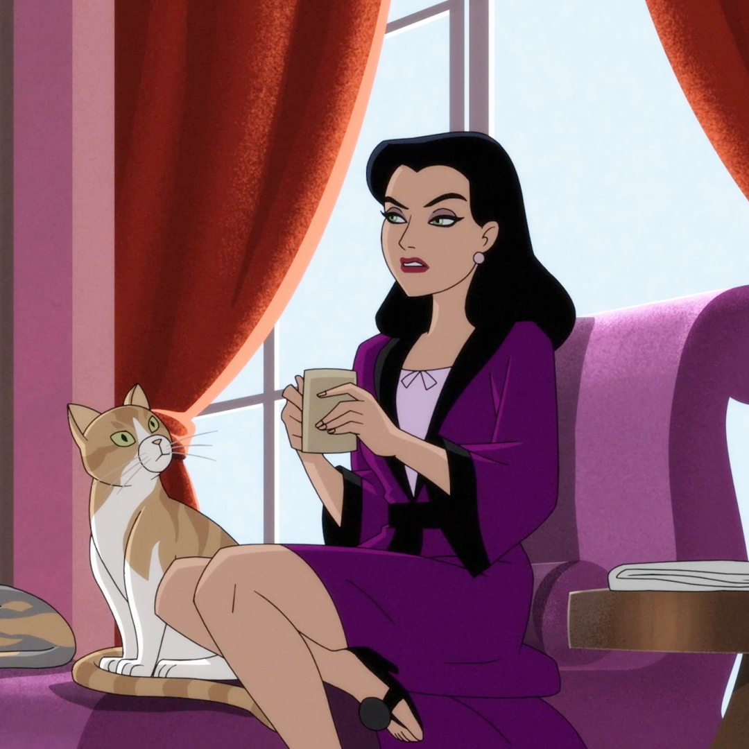 It's not cheap being THE cat woman. Christina Ricci is Selina Kyle in Episode 3 of Batman: Caped Crusader, now streaming.