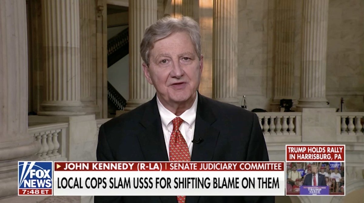 In the real world, when you screw up, you get fired. In government, you just get more money. That’s wrong. Somebody needs to be held accountable for the assassination attempt on Pres. Trump.