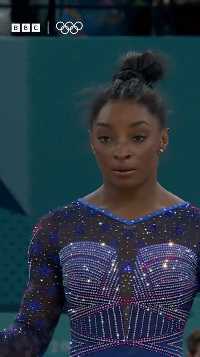 Sit back and enjoy Simone Biles' greatness in the all-round final 🥇 #BBCOlympics #Olympics #Paris2024
