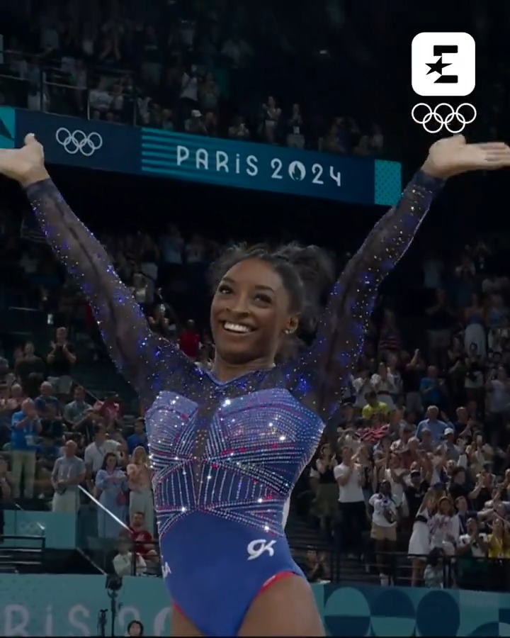 Olśniewająca Simone Biles 🤩🤩🤩 Amerykanka zdobyła swoje szóste złoto w historii występów na IO. Co za występ❗ #Paris2024 #HomeOFTheOlympics