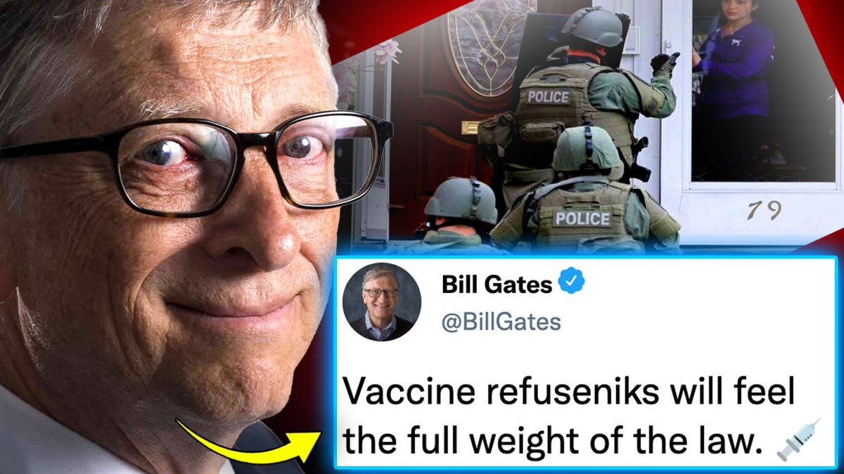 🚨 Bill Gates and WHO Call for Military To Round Up mRNA Vaccine Refusers During Bird Flu Pandemic Bill Gates has joined forces with the World Health Organization in calling for vaccine refusers to be rounded up by the military and force-jabbed with mRNA during the next pandemic. Gates and the WHO have ordered governments to lay the groundwork to mobilize the military because they claim that vaccine skepticism is “morally reprehensible” and vaccine refusal is an “act of aggression” that must be met with force.