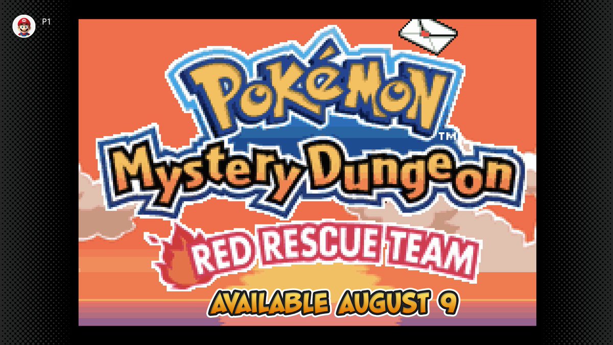 Introducing the newest Pokémon. You! Pokémon Mystery Dungeon: Red Rescue Team is coming to #NintendoSwitch for #NintendoSwitchOnline + Expansion members on 8/9!