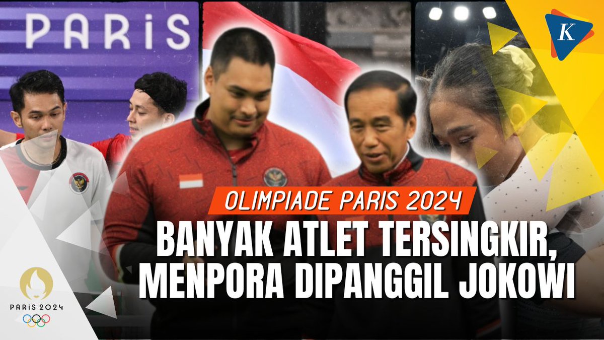 Banyak Atlet Berguguran di Olimpiade Paris, Menpora Dito Dipanggil Jokowi ke Istana < #OlimpiadeParis2024 #Menpora #Jokowi