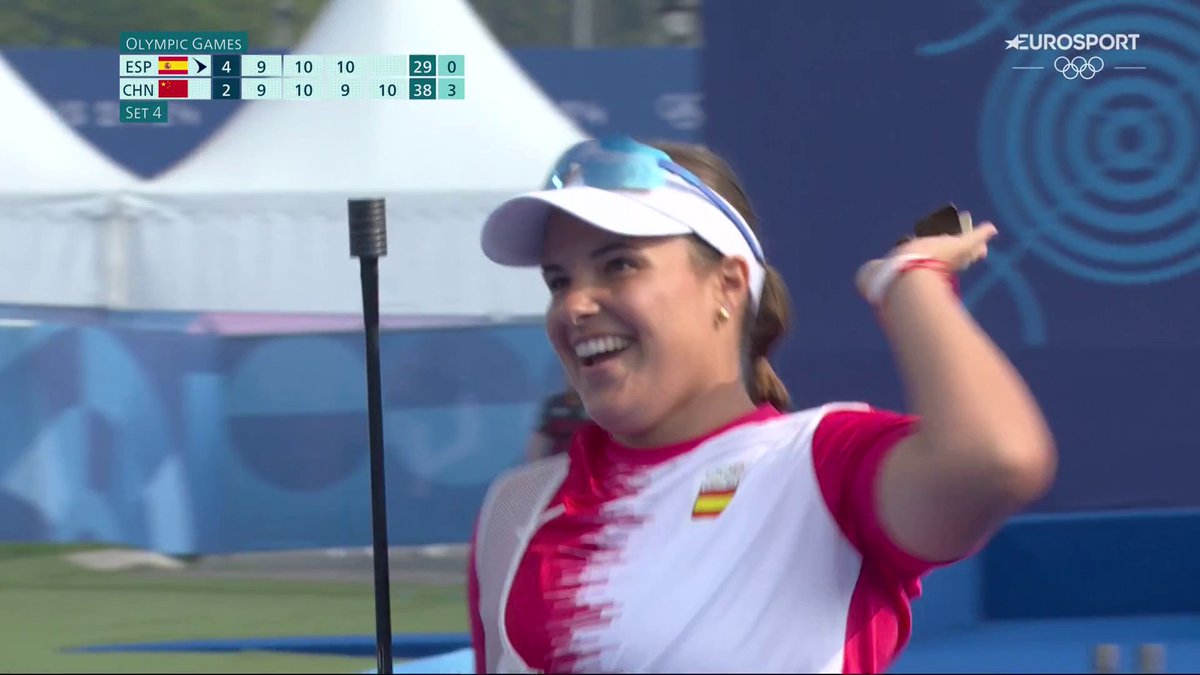 Perdieron ambos en primera ronda en individuales, pero juntos están ahora mismo en cuartos tras derrotar a lis chinos. A soñar #Archery #Paris2024