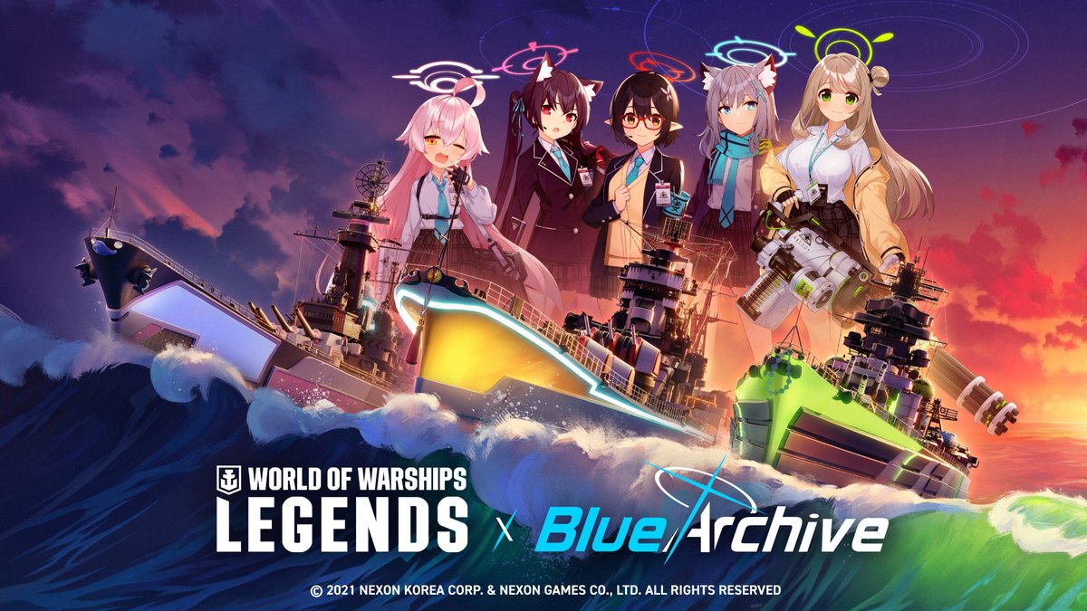 🌊 It's time to go back to school, captains! Our Blue Archive collaboration is almost here. Check out what awaits in our very own back-to-school part of the update! For more details on the content, visit our blog: