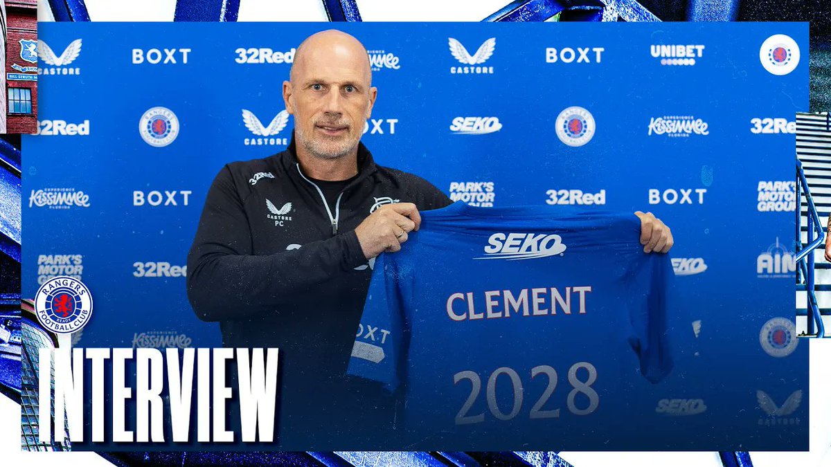 🎙️ Philippe Clement spoke exclusively with RangersTV after signing a new, extended contract with the club.