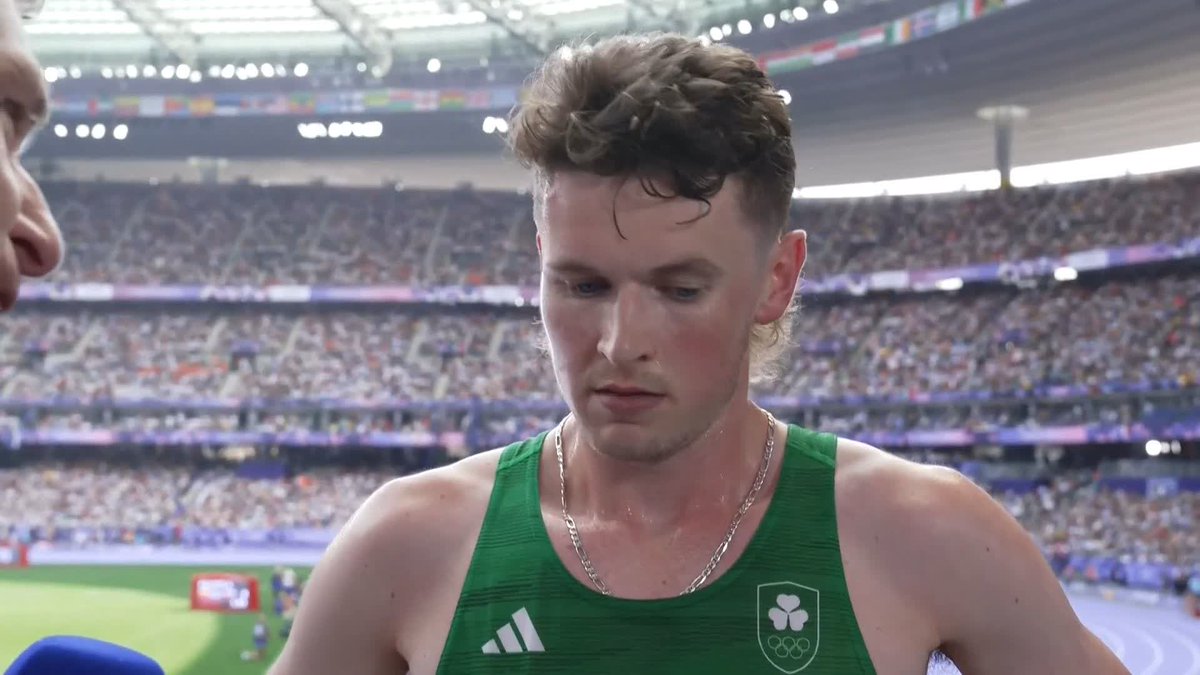 ''You're not here to lose' Luke McCann disappointed with eighth place finish in his 1500m heat and hasn't given repechage any thought #RTESport #Paris2024 📺 Watch 📱Updates