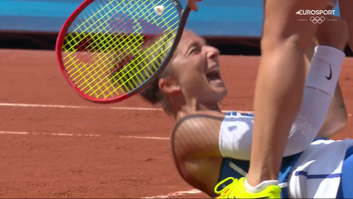 La coppia Errani/Paolini conquista la finale ❤️🔥❤️🔥❤️🔥 #HomeOfTheOlympics #Paris2024 #ItaliaTeam #Tennis #Errani #Paolini
