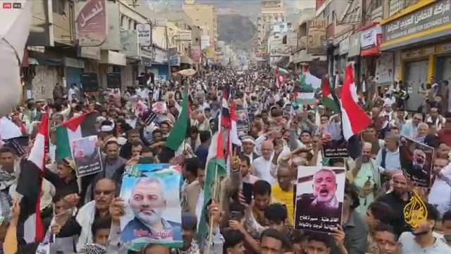 إقامة صلاة الغائب على روح الشهيد إسماعيل هنية في اليمن وتركيا وإندونيسيا وماليزيا وباكستان #حرب_غزة #الأخبار