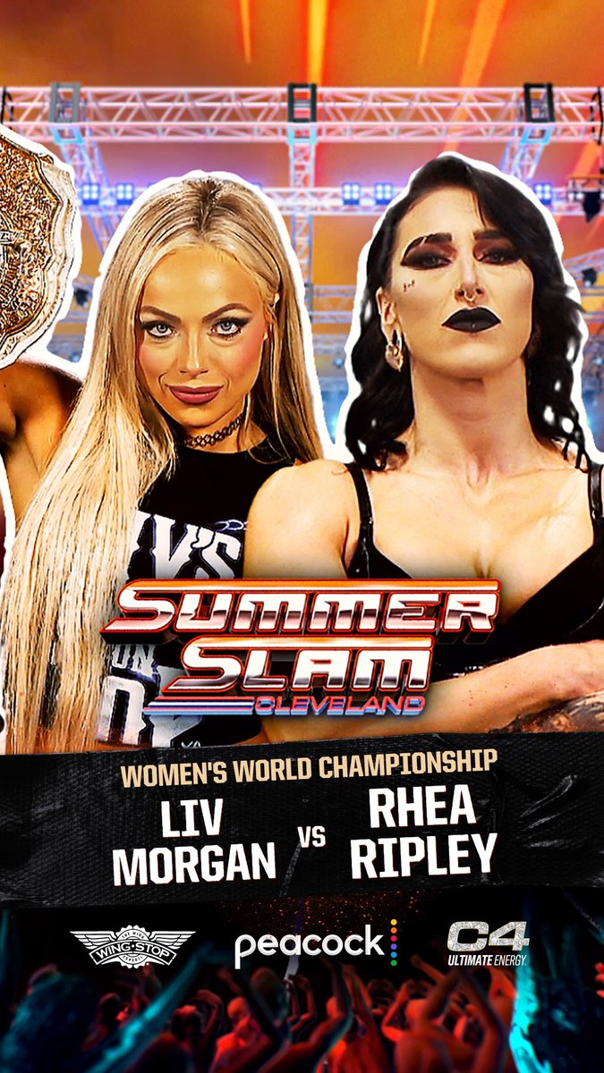 CAN'T. WAIT. LIV Morgan defends her Women's World Championship against RheaRipley_WWE TOMORROW at #SummerSlam!