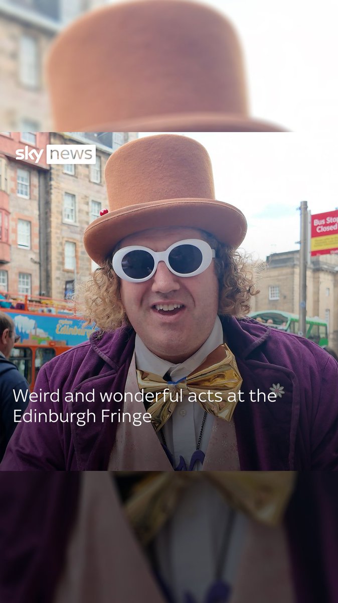 The world’s largest performing arts festival has kicked off in Edinburgh, Scotland. Sky’s Arts and Entertainment correspondent Katie Spencer reveals some of the weird and wonderful acts at this year’s Fringe.