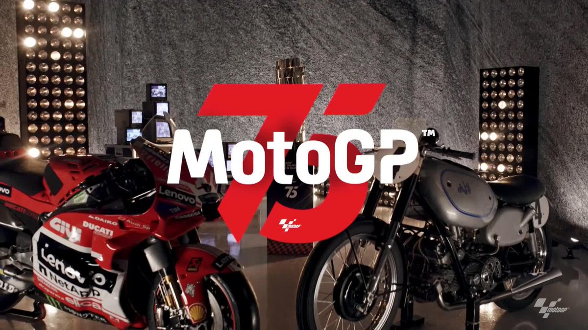 Presenting the #MotoGP75 Opening Titles! 🚥 A special twist for a historic weekend! 🏍️ #BritishGP 🇬🇧