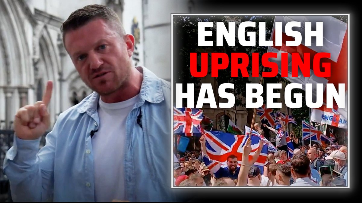 EXCLUSIVE: The English Uprising Has Begun, Warns Tommy Robinson In POWERFUL Alex Jones Interview Tommy Robinson 🇬🇧