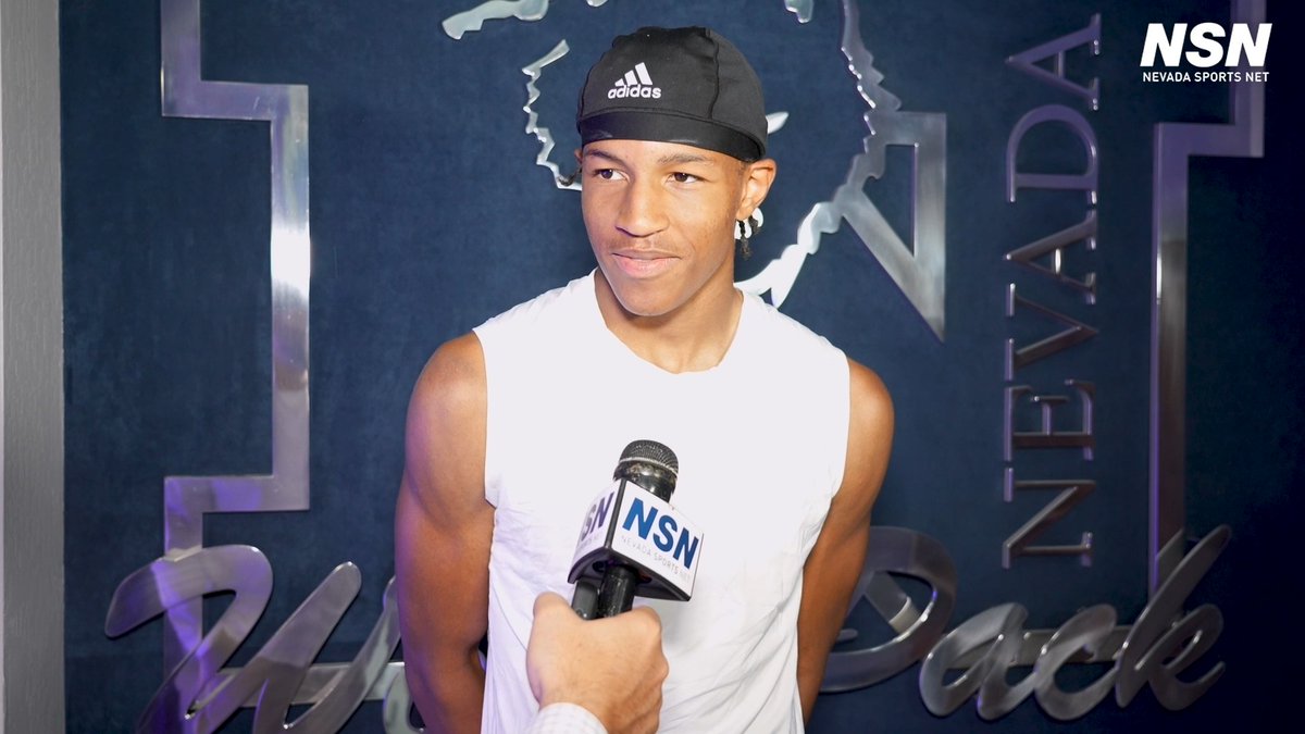 "It's my brother. I gotta support him." Nate Burleson II is supporting his little brother Nehemiah during Nevada football's fall camp. 🐺
