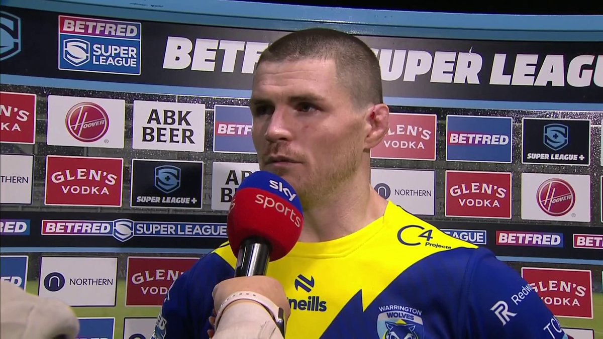 John Bateman back on British soil after his stint down under spoke to Danika after his debut, this evening, for Warrington. #SkySportsRL