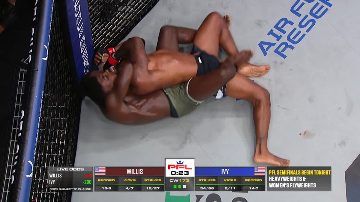 Jaleel Willis s’avoue vaincu face à Anthony Ivy par Rear naked choke 🔥