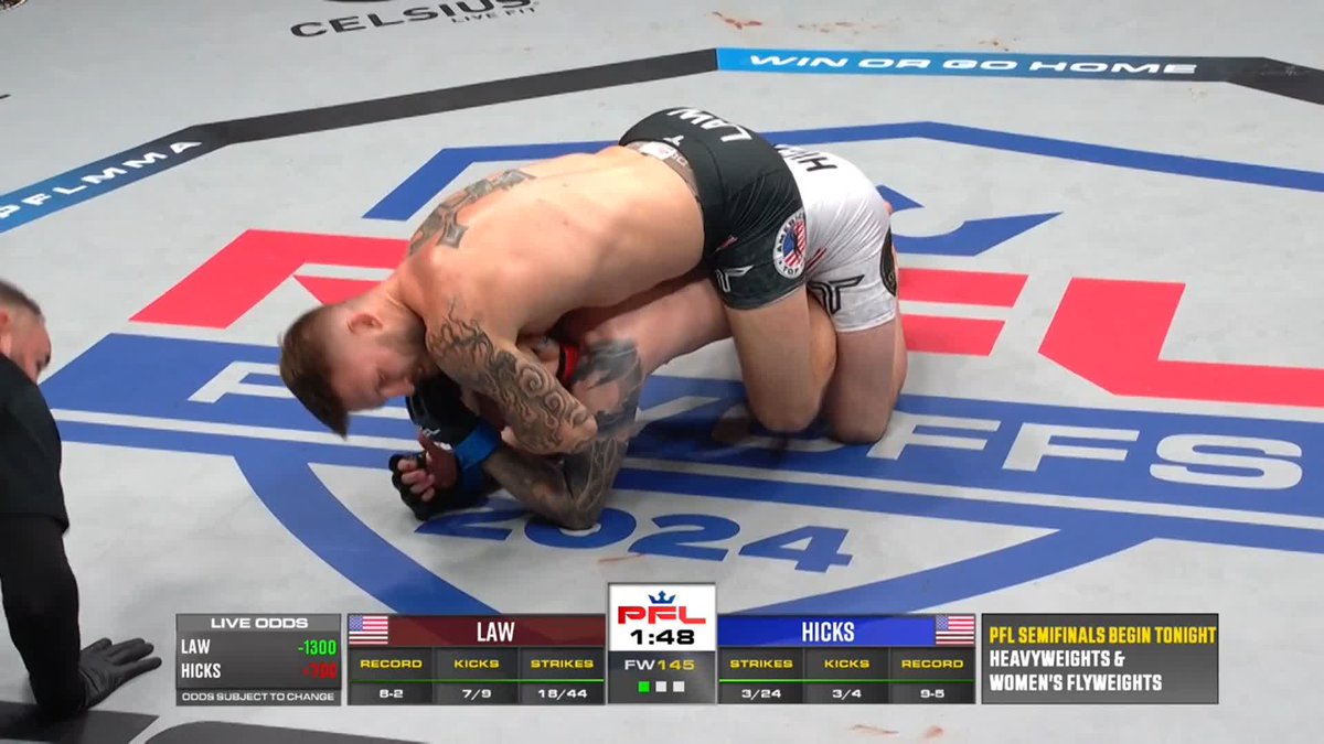 🚨🚨 FINISH ALERT CODY LAW NOUS SORT UN REAR NAKED CHOKE D’ARTISTE PREMIER COMBAT AU PFL = 1ER FINISH