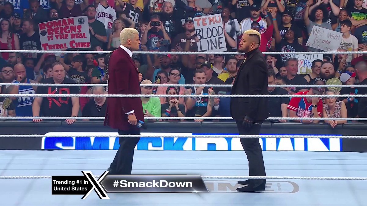 “We want Roman” #SmackDown