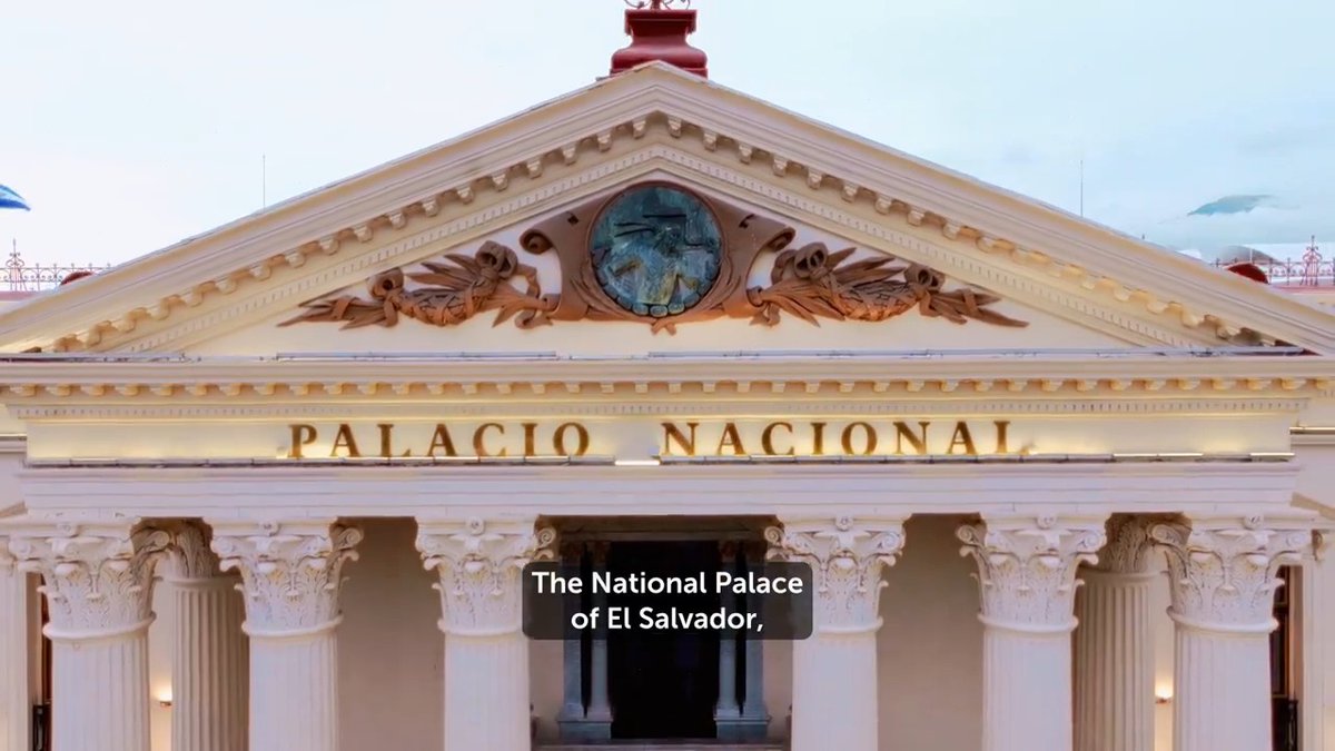Estamos rescatando nuestro patrimonio cultural, a la vez que construimos nuestra nueva historia 🇸🇻 Nuestro Palacio Nacional, abierto a partir de mañana, todos los días, de 10am hasta la media noche.