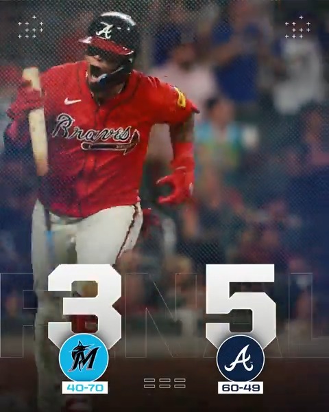 The Atlanta Braves come back to win their 4th game in a row!