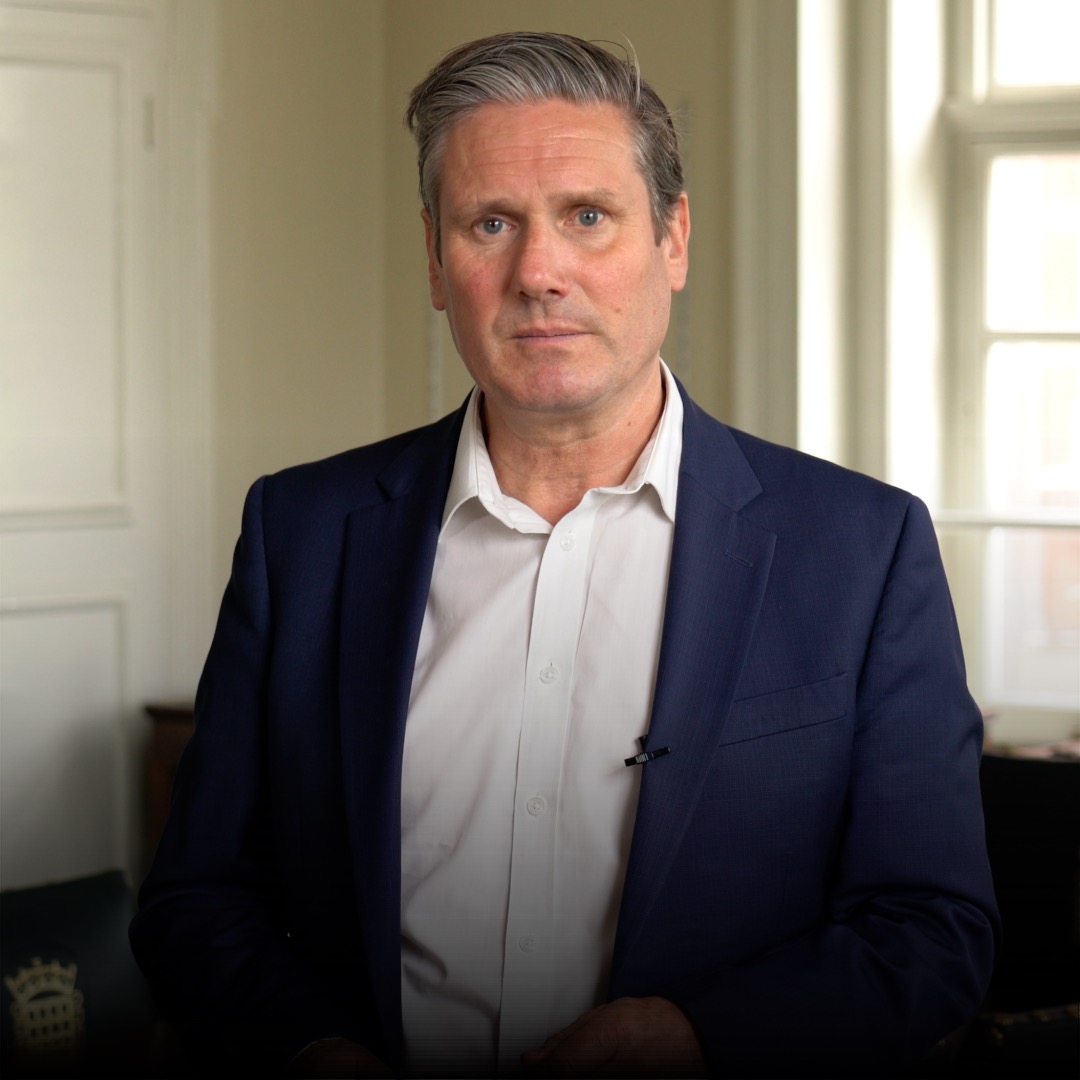 British PM Keir Starmer supports BLM violence and looting. However, he does not support the protests of the British patriots. Unspeakable person.