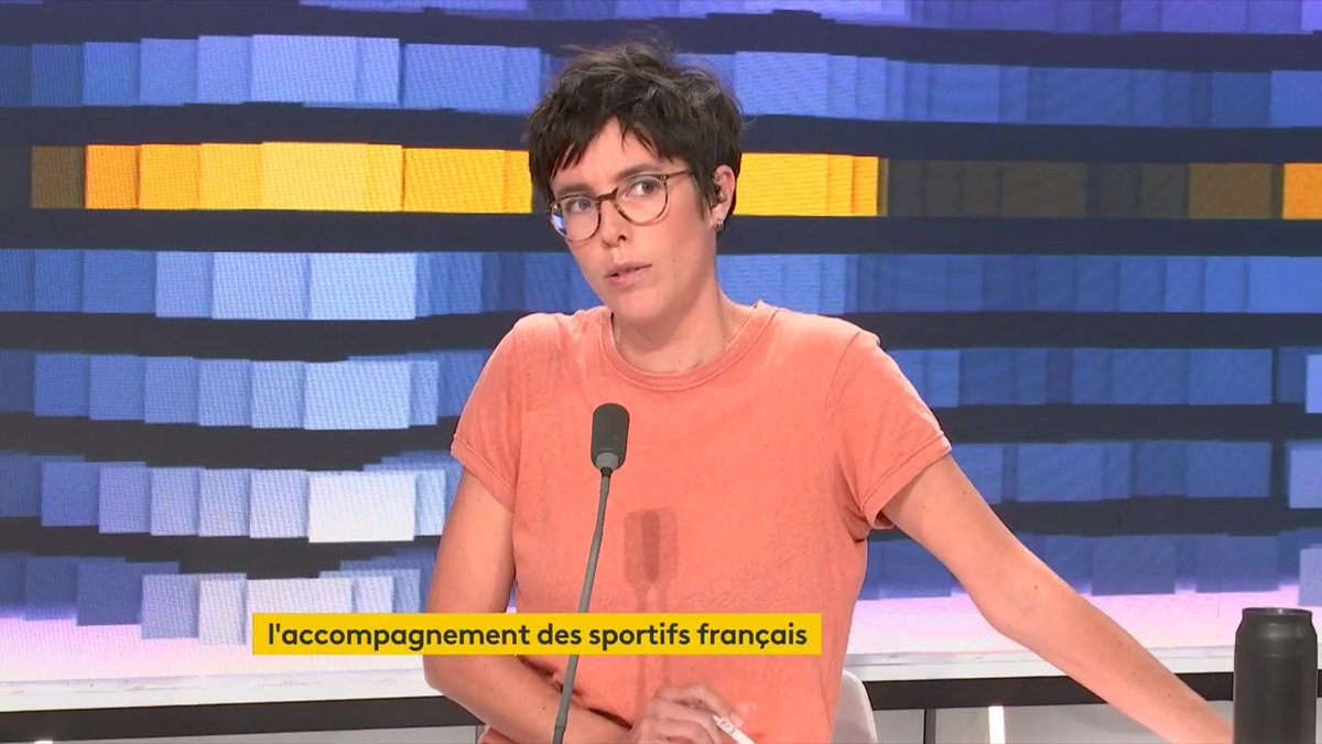 "À Rio, en 2016, 40% de la délégation française vivait sous le seuil de pauvreté. Il ne fallait pas qu’il y en ait à Paris, mais c’est compliqué. On a fait en sorte que les athlètes médaillables aient un revenu assuré", dit Claude Onesta sur les Bleus des #JO #8h30franceinfo