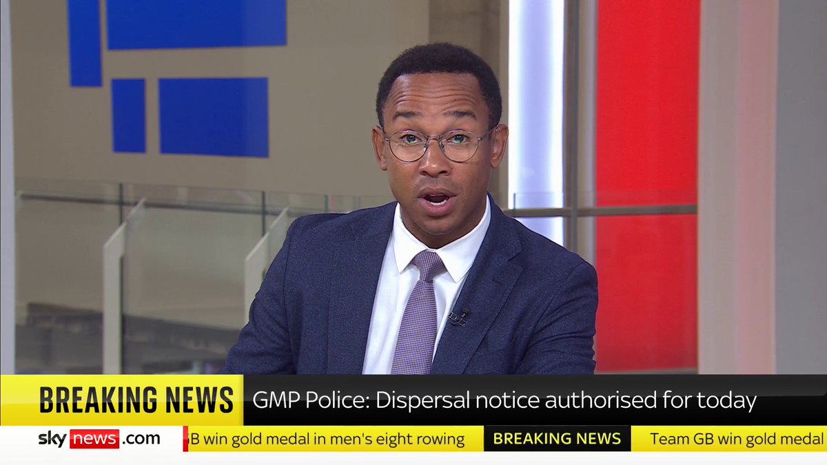 BREAKING: A Section 34 dispersal notice has been brought in across Manchester city centre for today, Greater Manchester Police report. Officers will have "extra powers" to deal with anyone taking part in causing anti-social behaviour until 7pm.