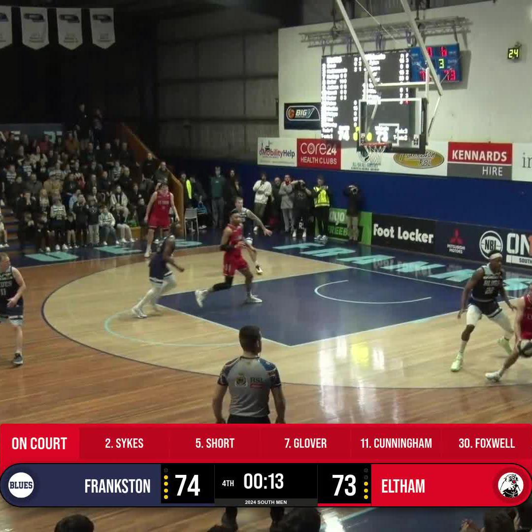 ICE IN HIS VEINS 🧊 ANGLUS GLOVER SENDS THE ELTHAM WILDCATS TO THEIR FIRST SEABL/NBL1 GRAND FINAL IN HISTORY 🔥