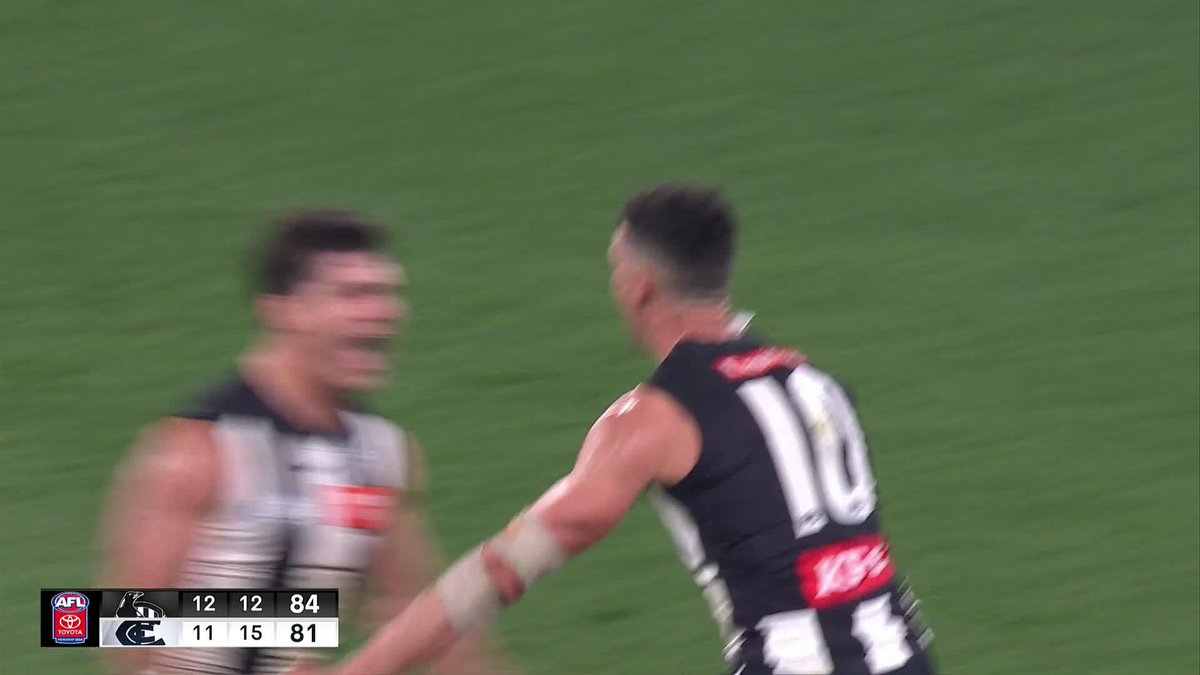 An absolutely insane ending to #AFLPiesBlues