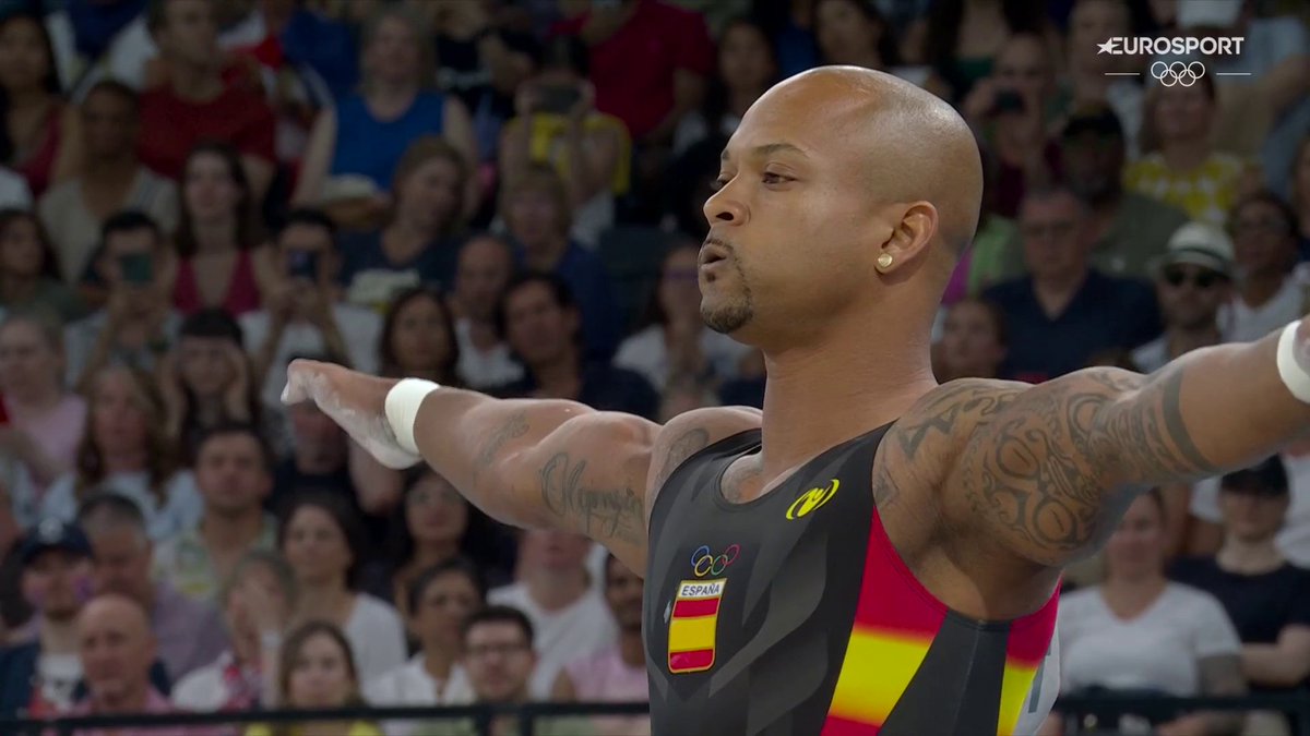 El ejercicio de Ray Zapata. Ha quedado séptimo de los ocho finalistas. Que cada uno saque sus conclusiones #Paris2024