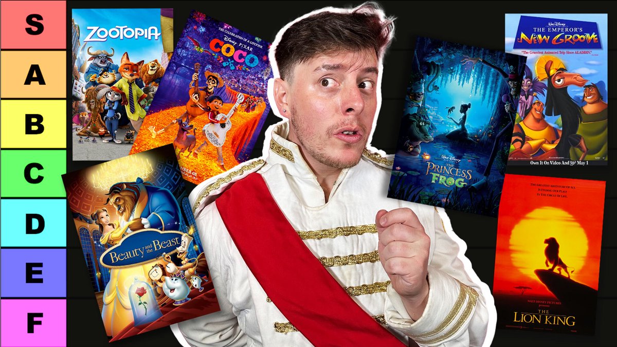 NEW VIDEO: “Ranking EVERY DISNEY &amp; PIXAR MOVIE… with Roman!” 💫