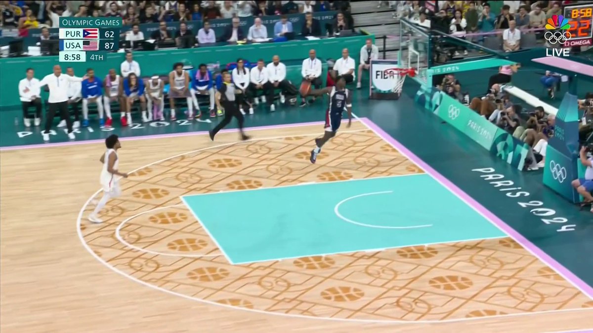 Anthony Edwards breaks out the WINDMILL in Paris! 🔥 #ParisOlympics 📺 NBC and Peacock