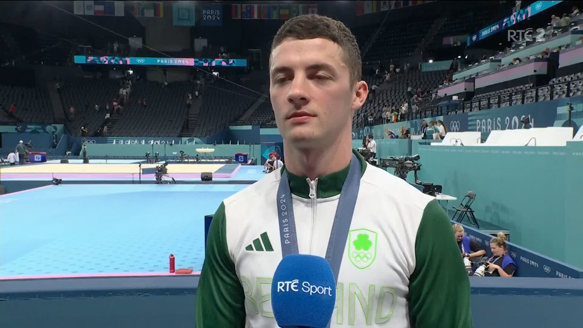 “Find a dream that you love, chase it and enjoy that journey because if I fell on my bum today, I still would’ve loved this journey, every second of it.” Rhys McClenaghan ❤️