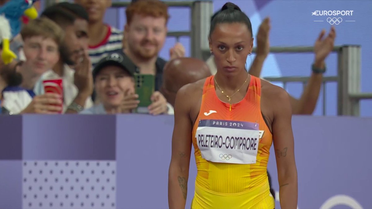 Elegimos soñar 🤩 🇪🇸 Ana Peleteiro salta 14.55 en su primer intento en la final de triple santo en su búsqueda del oro olímpico 📺 En directo en Eurosport.es 1 y HBO Max España 🌟 con los comentarios de Antonio Alix & Eurosport, LMMBerlanas y Angel David Rodríguez OLY. #Paris2024 | #athletics