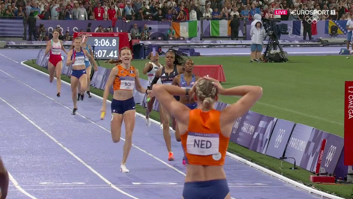 🔥🇫🇷 | Lieke Klaver kan het niet geloven... maar het is echt! GOUD! Wat een beeld! 🥇🥇 #Paris2024 📺 Stream Paris 2024 op HBO Max