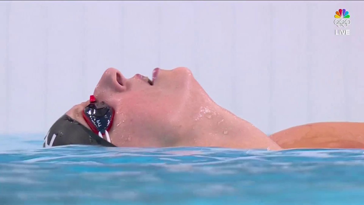 WINNER AND STILL CHAMPION: KATIE LEDECKY. 💪 HER FOURTH 800M FREE GOLD MEDAL IN A ROW. #ParisOlympics