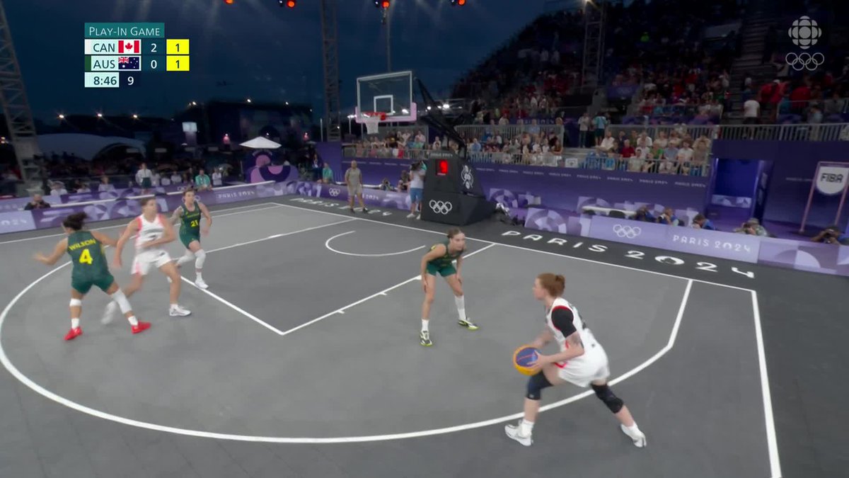 one of Kacie Bosch's best games of her National Team career comes on the biggest stage. she's been a driving force for Canada in this must-win game at the Olympic Games. #Paris2024 #3x3WNT