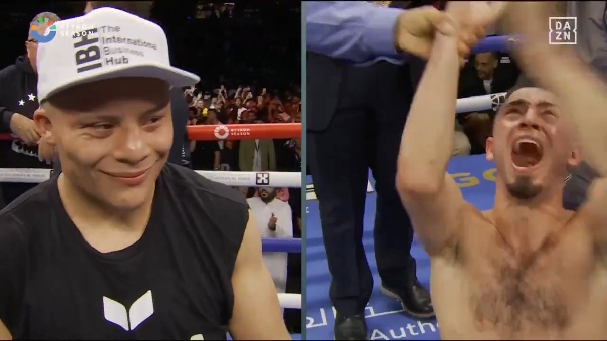 A MASSIVE UPSET. Jose Valenzuela dethrones Isaac Cruz 🇲🇽 #AndNew #CrawfordMadrimov | #RiyadhSeason