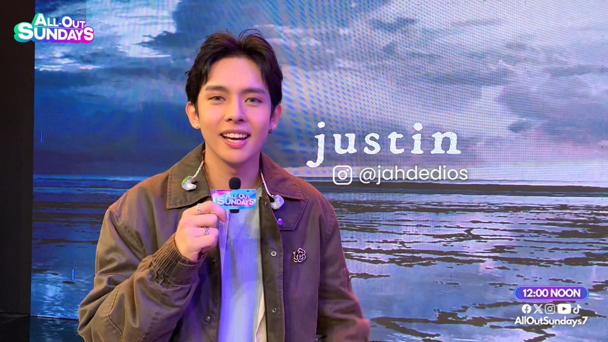 A’TINTION, MGA KAIBIGAN! Mamayang 12:00 PM na sa #AllOutSundays ang LIVE PERFORMANCE ni JUSTIN ng kanyang latest single, ‘Kaibigan.’ 🫂 #AOSGlobalParty