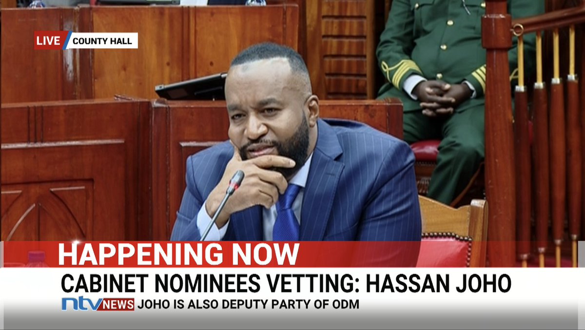CS nominee Hassan Joho: I got a D- in my secondary education. But I turned that around. Today I hold two degrees.