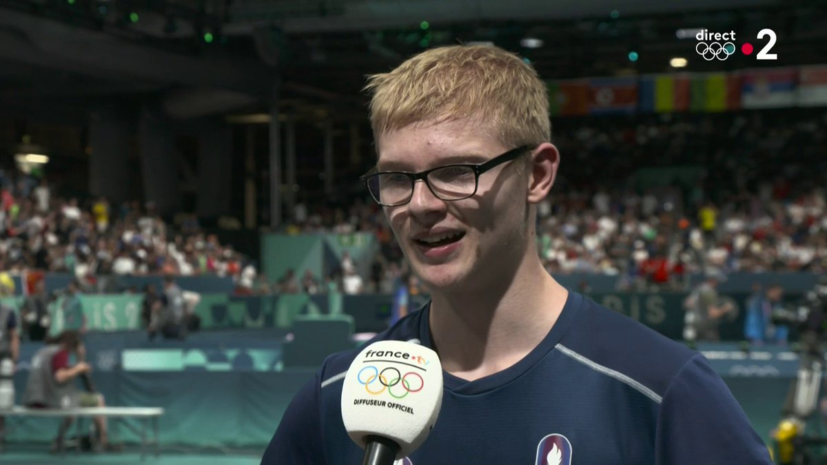 #Paris2024 | "Un rêve depuis que je suis petit" La réaction pleine d'émotions et de joie de Félix Lebrun après sa médaille de bronze. Les Jeux Olympiques en direct :