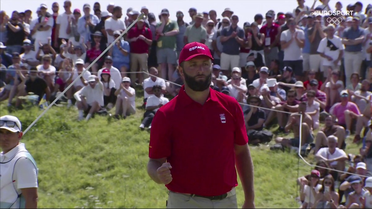 A nueve hoyos del final... Jon Rahm sabe a oro 🔥 #Paris2024