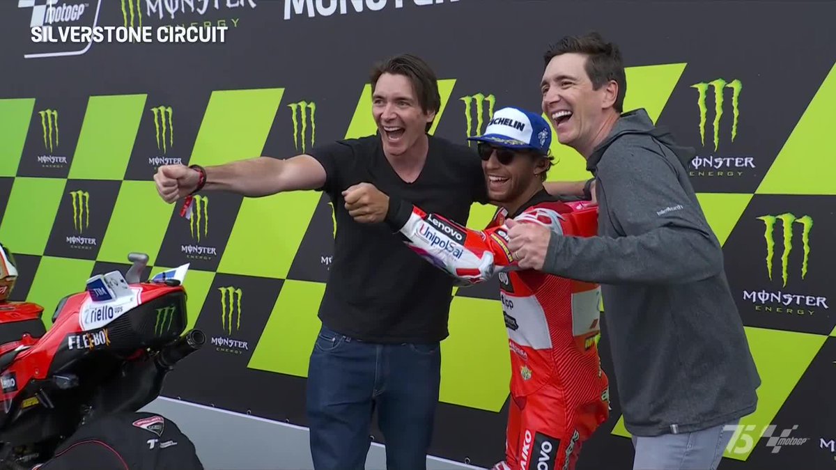 Another Weasley brother! 😅 By the way, Enea Bastianini's dog is called Hagrid! 🙌 #BritishGP 🇬🇧 | #MotoGP75