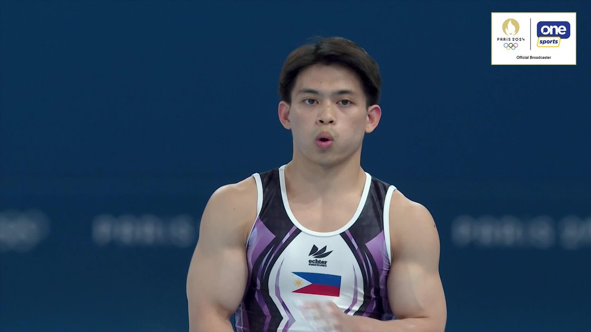TRULY OUR GOLDEN BOY 🇵🇭 Carlos Yulo powers through with another exceptional performance during the men's vault finals event after scoring 15.116 points! #Paris2024 #OlympicGames #100TaongLaban #ParaSaBayan