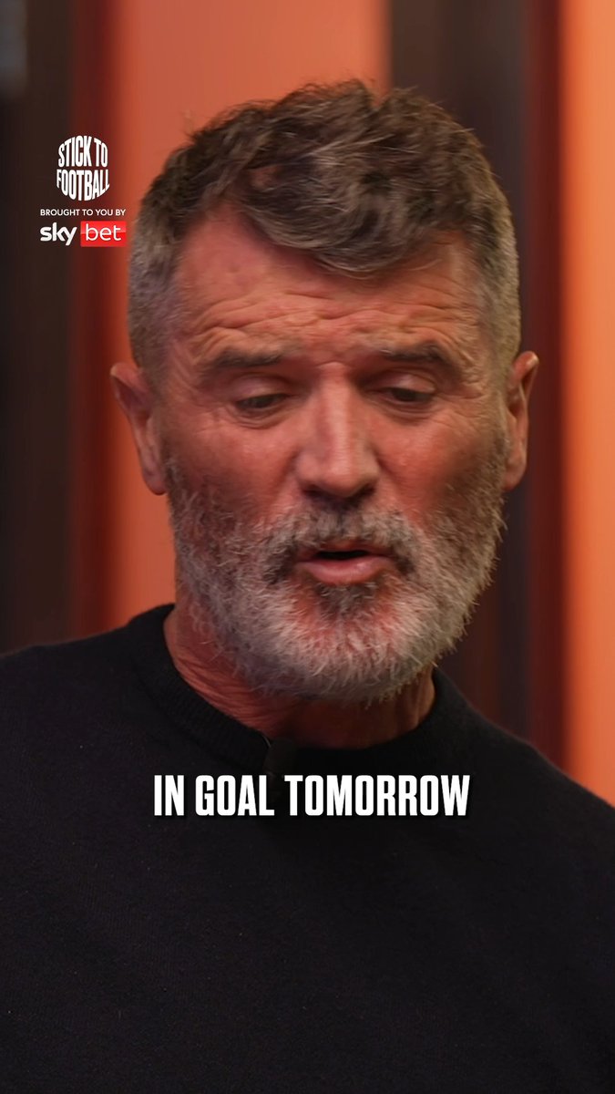 "I made £800 but probably lost the dressing room!" 🤣 Imagine Roy Keane as the keeper! 🧤