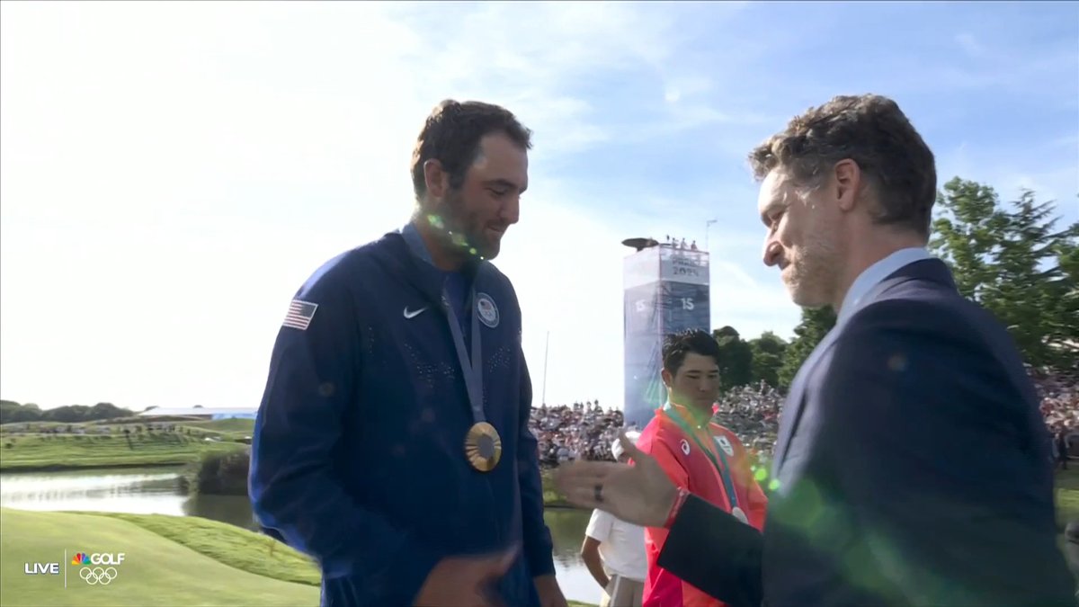 Golden finish for Scottie Scheffler 🥇