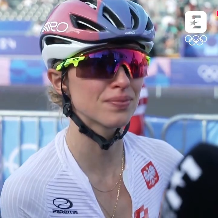 Kasia, głowa do góry! 🥺 Jesteśmy naprawdę dumni z walki do samego końca! ❤️ Są rzeczy, na które człowiek nie ma wpływu. #HomeOfTheOlympics #Paris2024 #HomeOfCycling